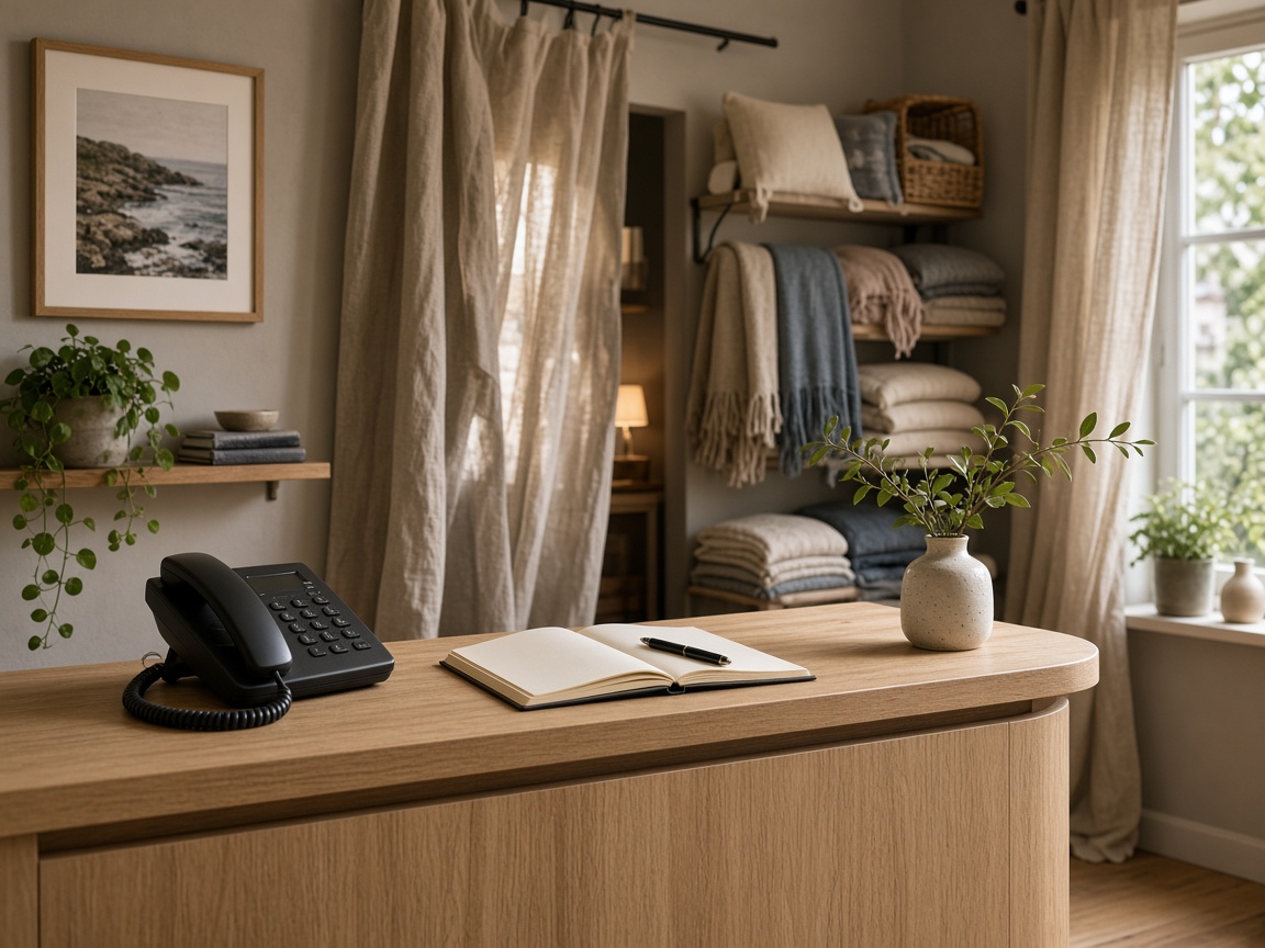 Contact desk at Dawnharbor Atelier in Ljubljana